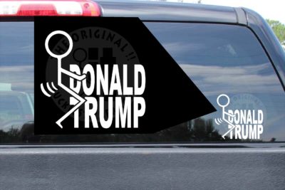 Fuck Donald Trump Sticker Vinyl Die Cut Decal